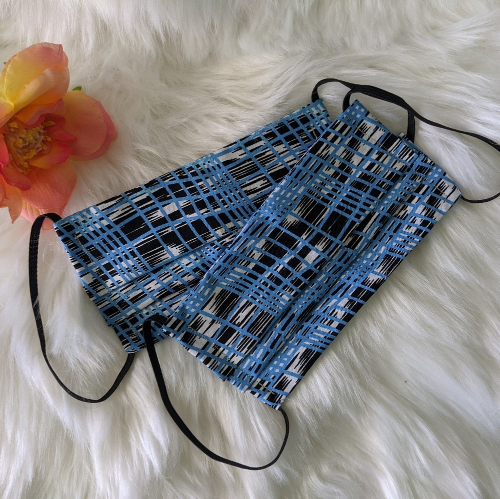 Two Face Masks - Blue